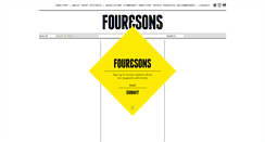 Desktop Screenshot of fourandsons.com